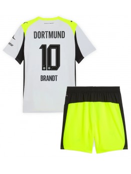 Borussia Dortmund Julian Brandt #10 Dječji Gostujuci Dres kompleti 2025-26 Kratak Rukavima (+ kratke hlače)